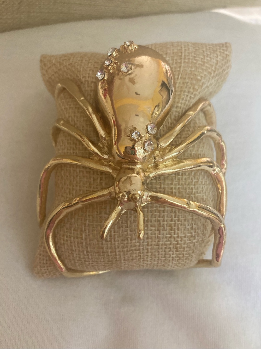 Spider Halloween Statement Cuff Bracelet Large